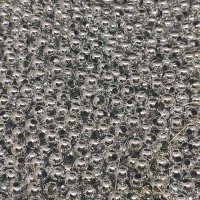 perly strieborné 6 mm